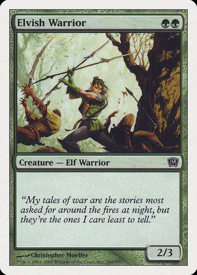 Elvish Warrior (Ninth Edition)