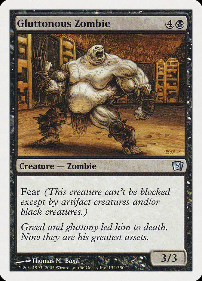 Gluttonous Zombie (Ninth Edition)