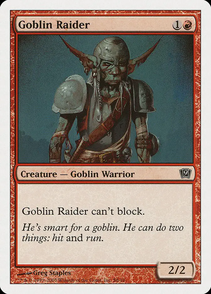 Goblin Raider (Ninth Edition)