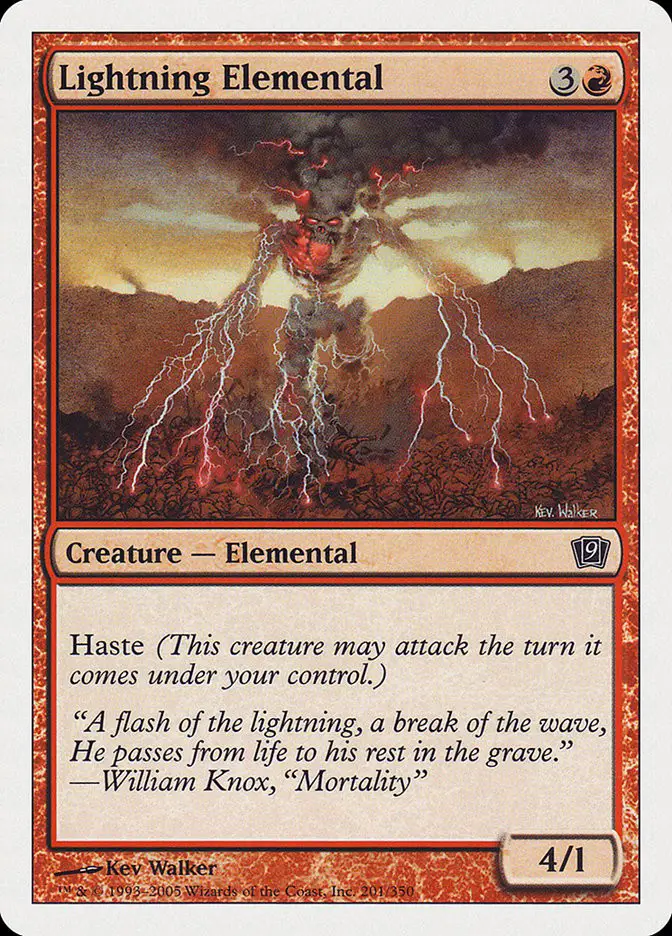 Lightning Elemental (Ninth Edition)