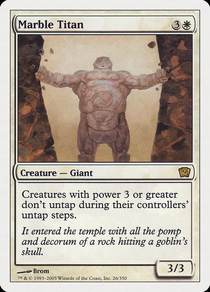 Marble Titan (Ninth Edition)
