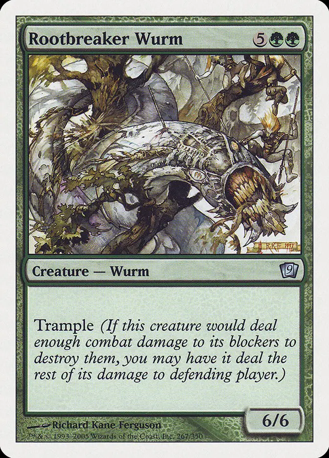Rootbreaker Wurm (Ninth Edition)