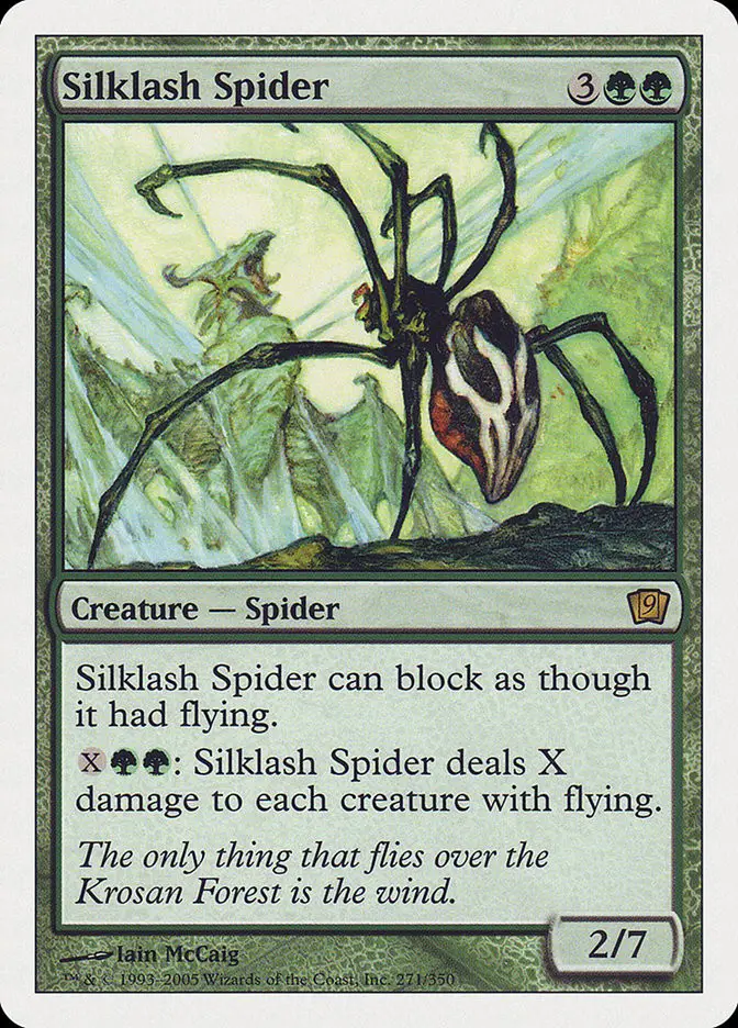 Silklash Spider (Ninth Edition)