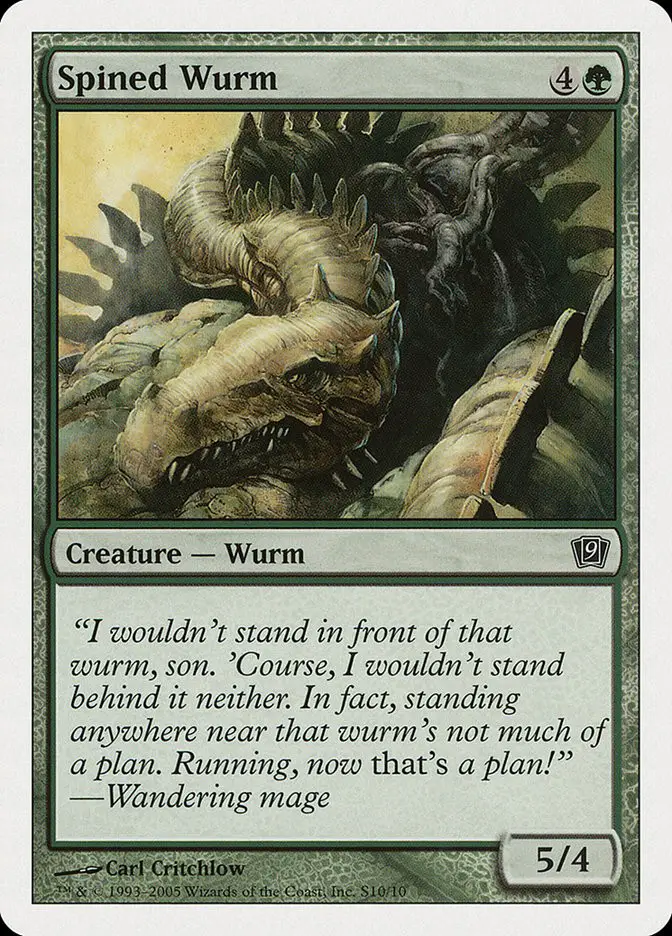 Spined Wurm (Ninth Edition)