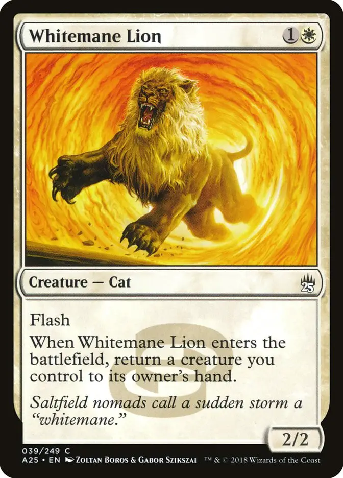 Whitemane Lion (Masters 25)