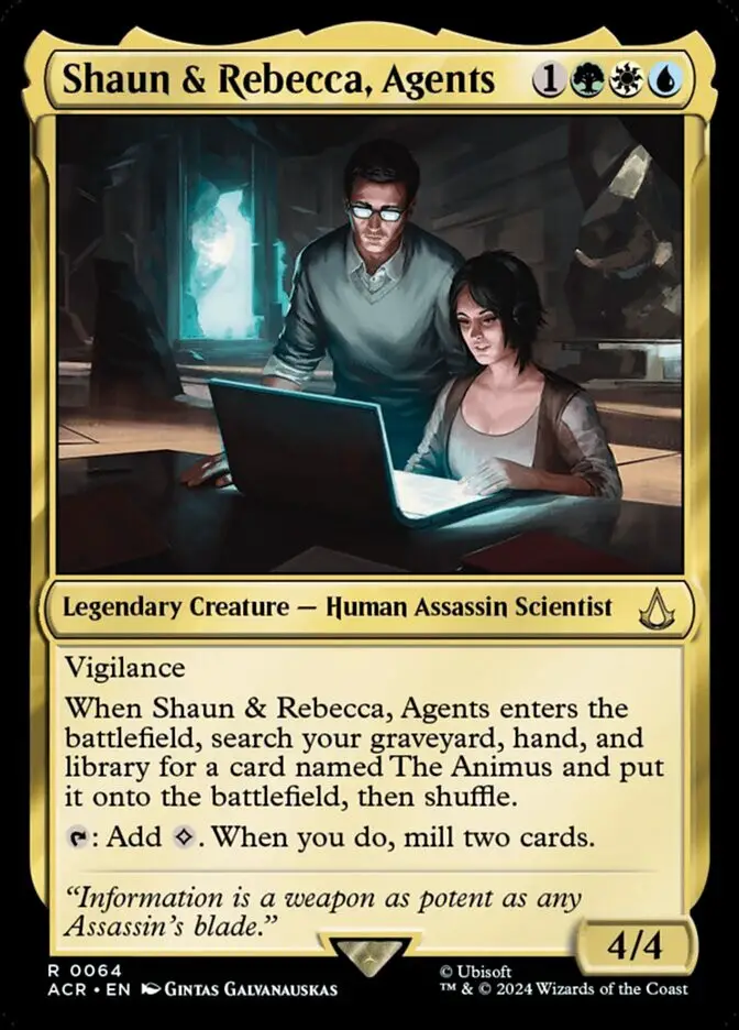Shaun   Rebecca  Agents (Assassin
