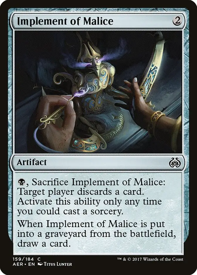 Implement of Malice (Aether Revolt)
