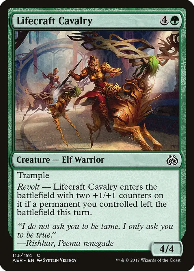 Lifecraft Cavalry (Aether Revolt)
