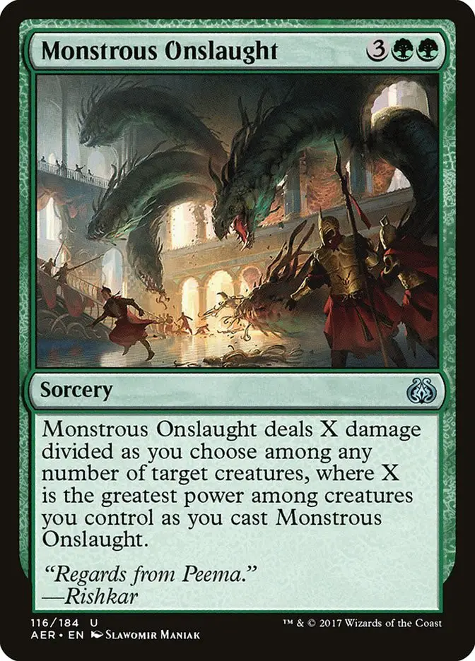 Monstrous Onslaught (Aether Revolt)