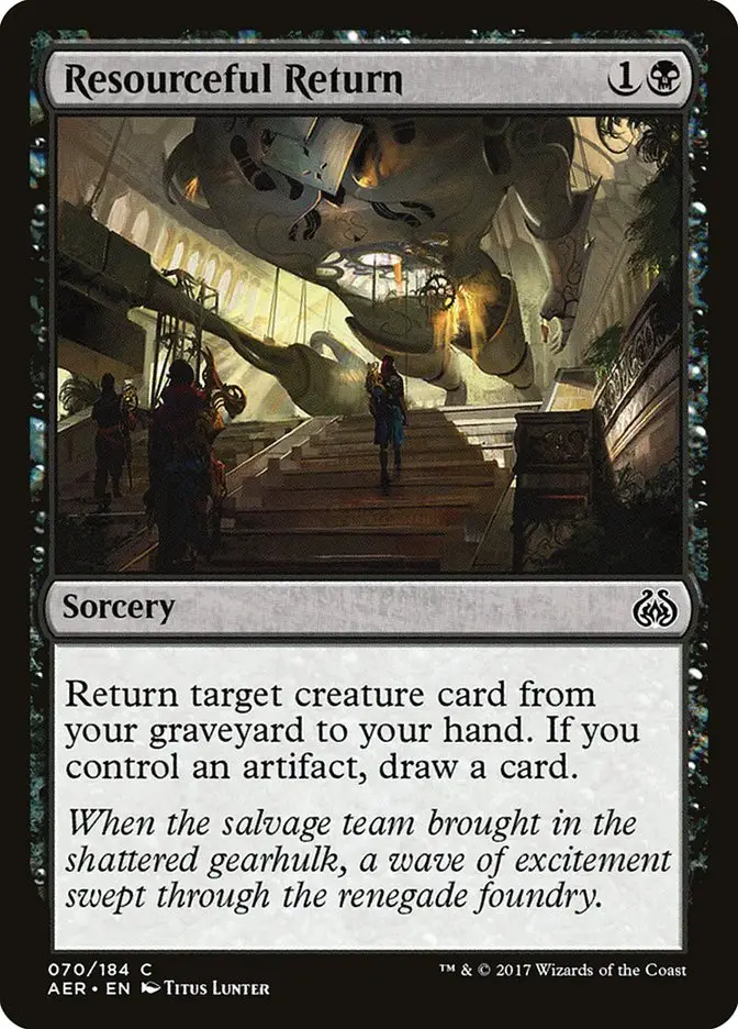 Resourceful Return (Aether Revolt)