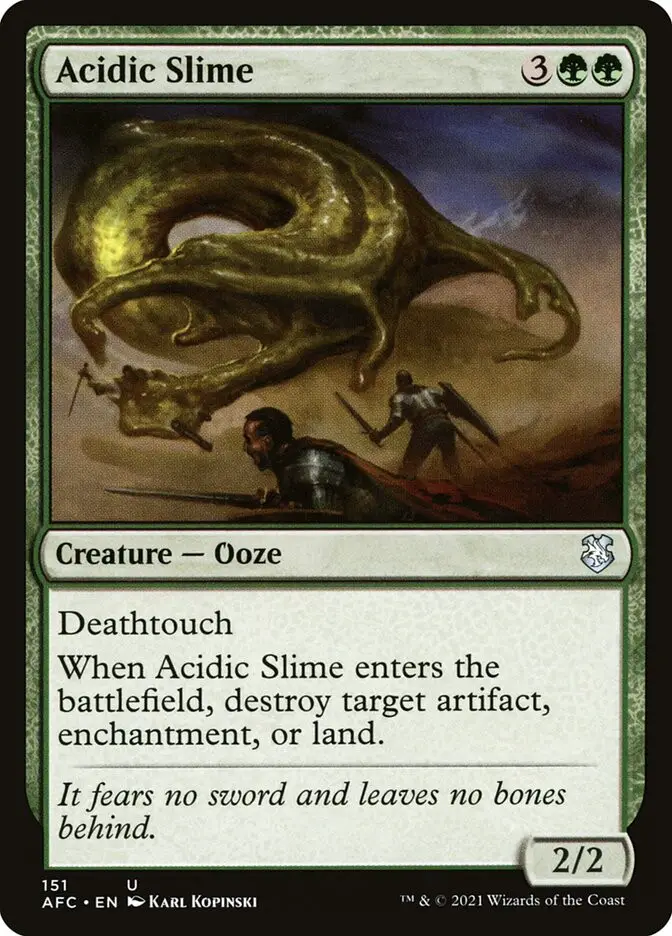 Acidic Slime (Forgotten Realms Commander)
