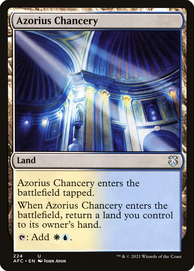 Azorius Chancery (Forgotten Realms Commander)