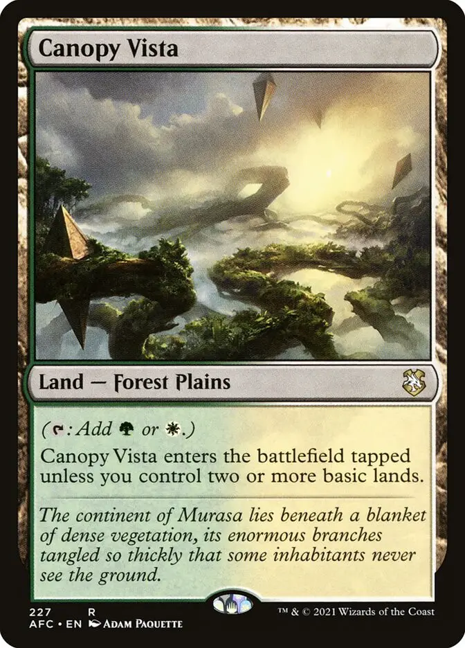Canopy Vista (Forgotten Realms Commander)