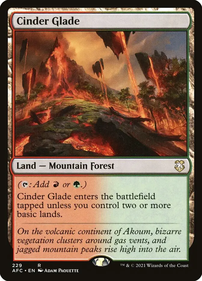Cinder Glade (Forgotten Realms Commander)