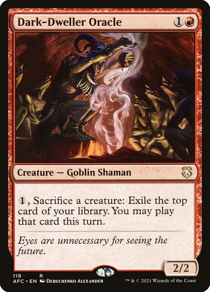 Dark Dweller Oracle (Forgotten Realms Commander)