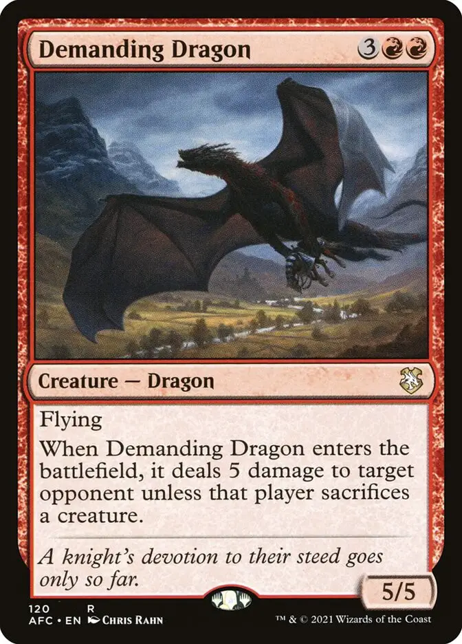 Demanding Dragon (Forgotten Realms Commander)