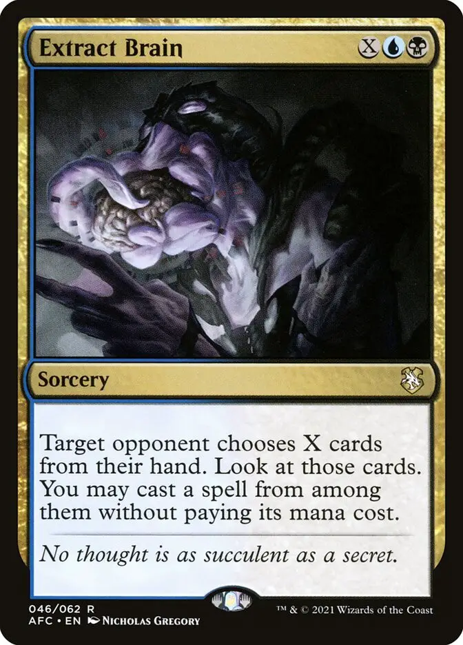 Extract Brain (Forgotten Realms Commander)