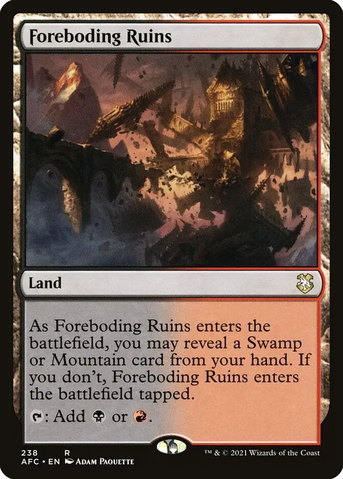 Foreboding Ruins (Forgotten Realms Commander)