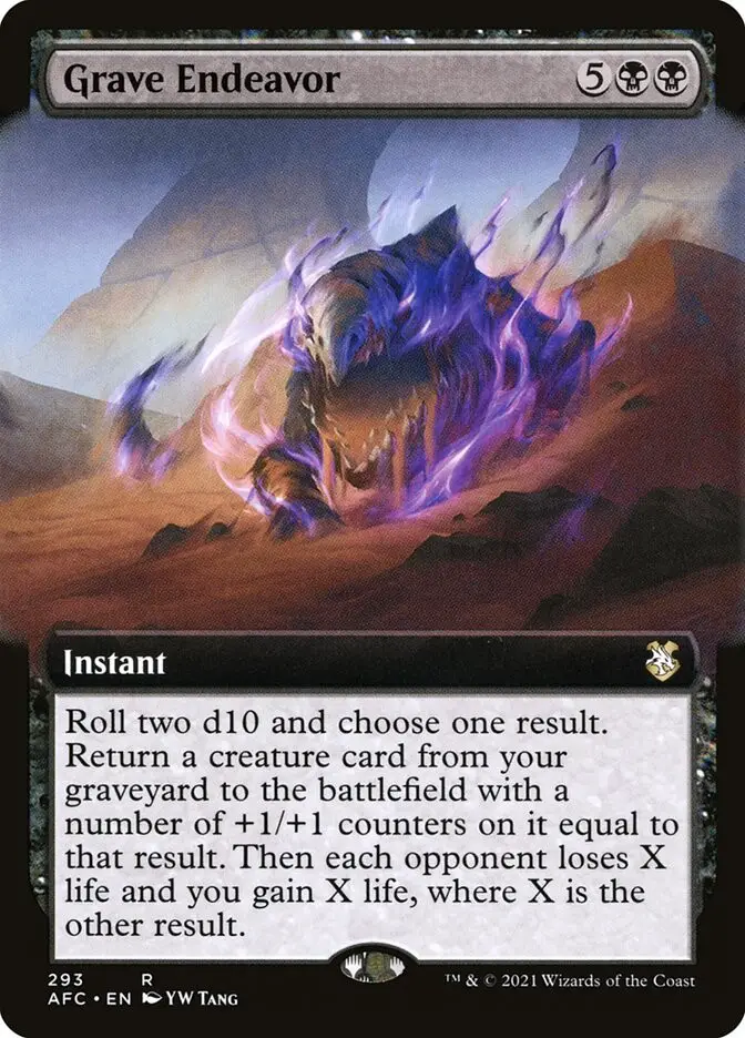 Grave Endeavor (Forgotten Realms Commander)