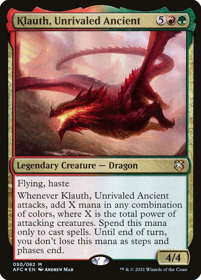 Klauth  Unrivaled Ancient (Forgotten Realms Commander)