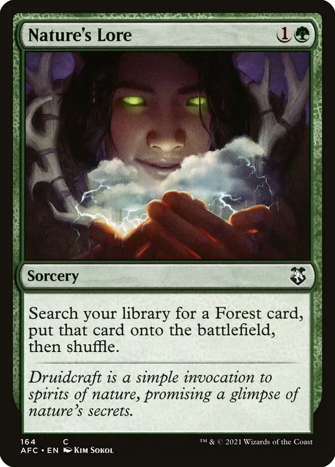 Nature s Lore (Forgotten Realms Commander)
