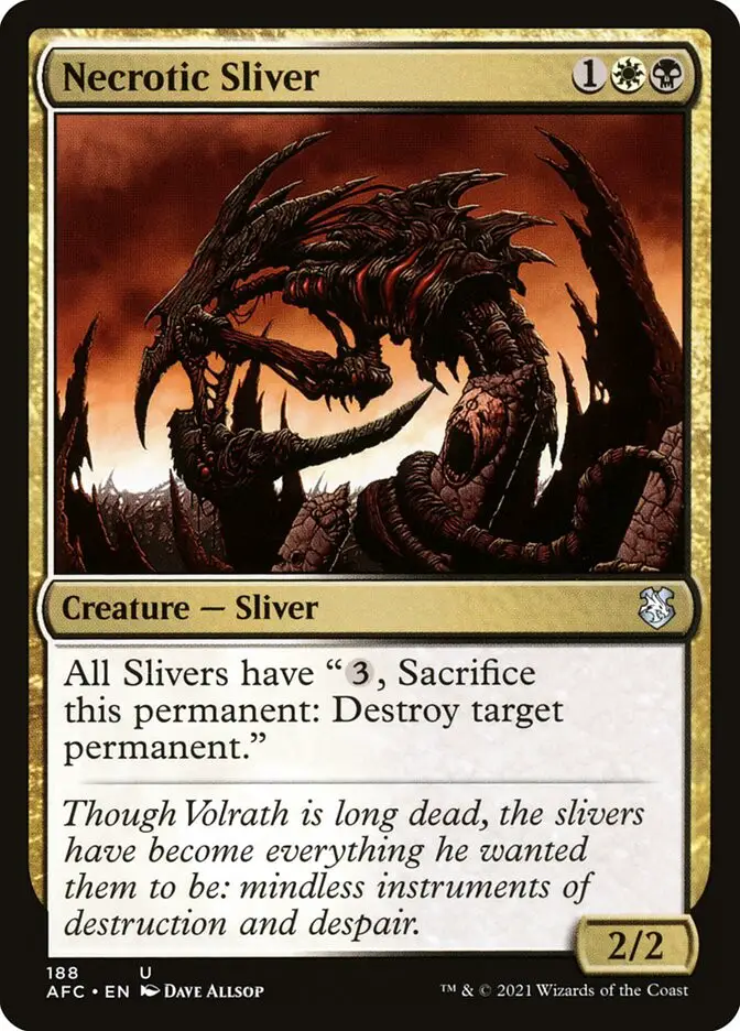 Necrotic Sliver (Forgotten Realms Commander)