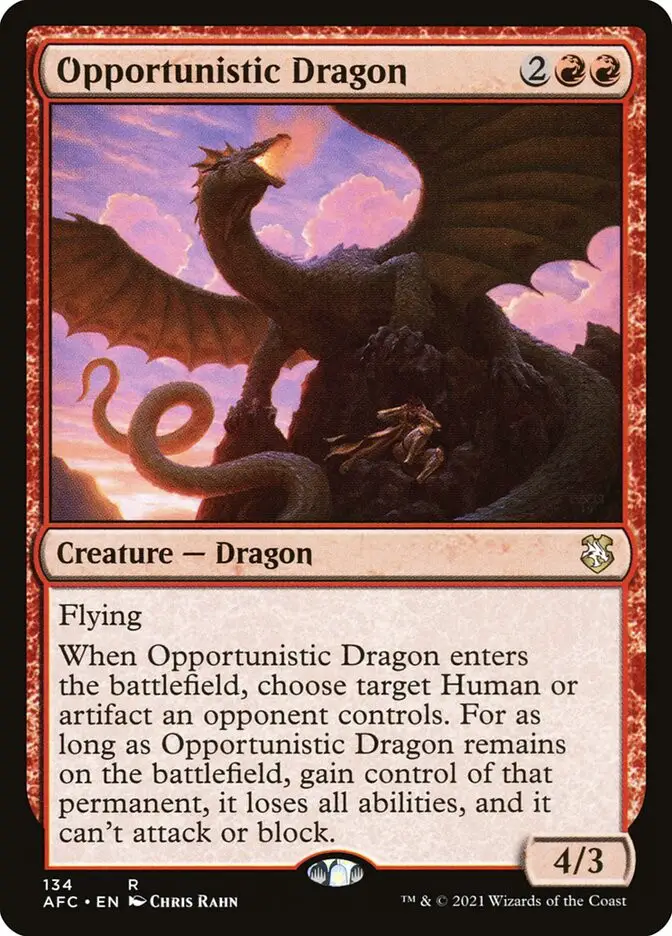 Opportunistic Dragon (Forgotten Realms Commander)