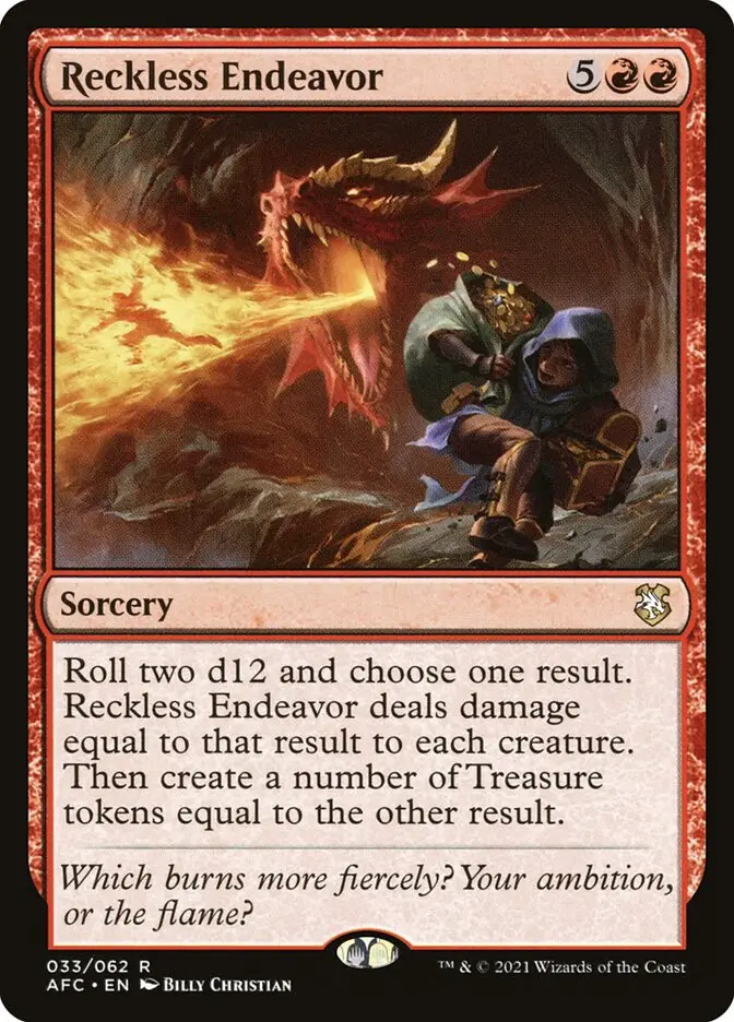 Reckless Endeavor (Forgotten Realms Commander)