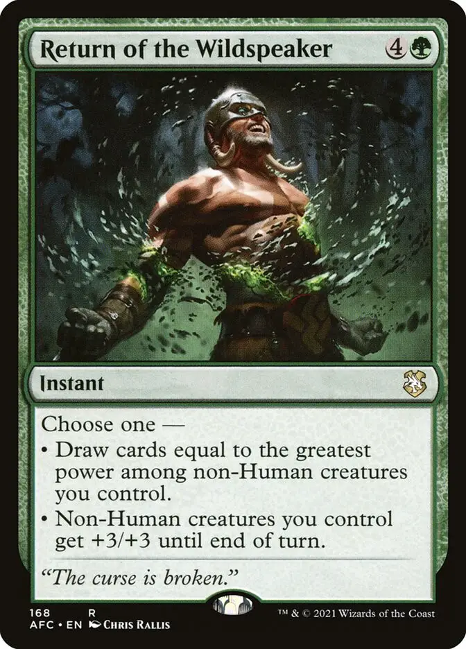 Return of the Wildspeaker (Forgotten Realms Commander)