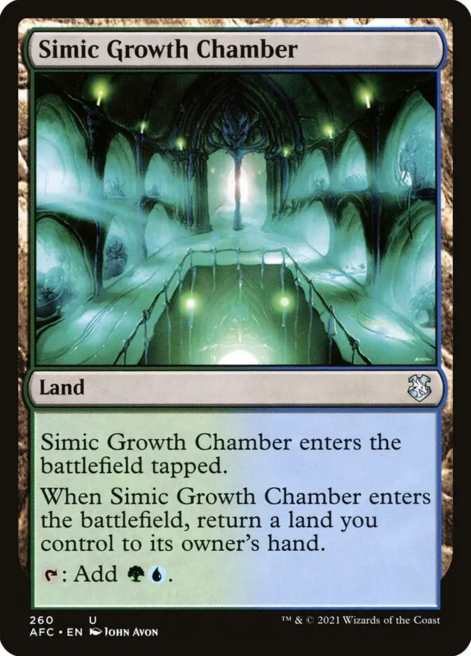 Simic Growth Chamber (Forgotten Realms Commander)