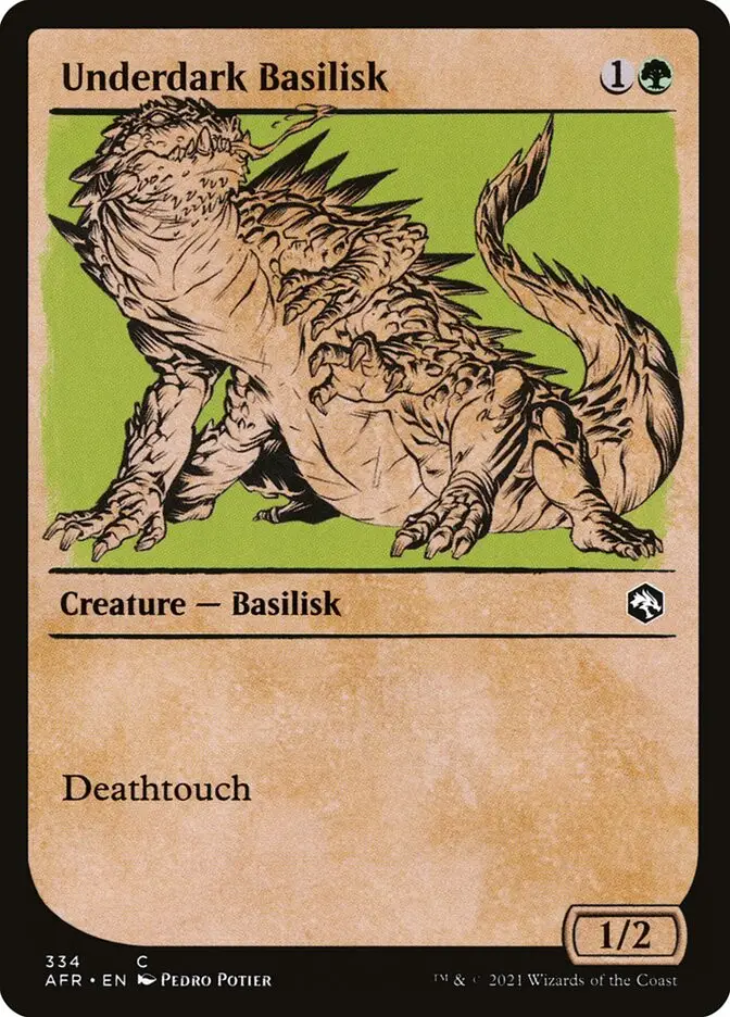 Underdark Basilisk (Adventures in the Forgotten Realms)