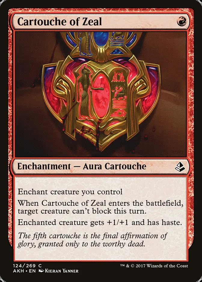 Cartouche of Zeal (Amonkhet)
