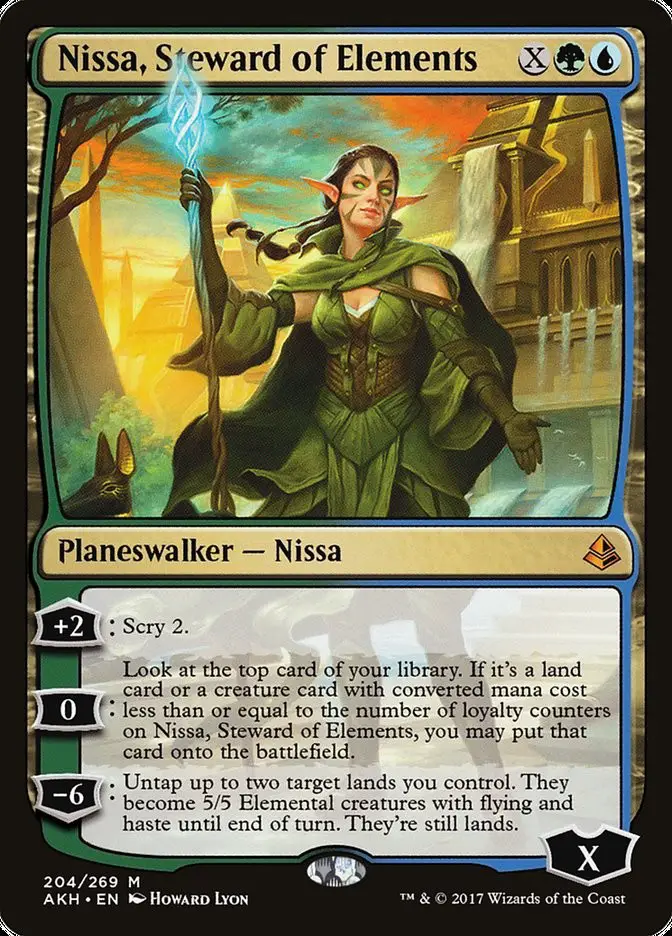 Nissa  Steward of Elements (Amonkhet)