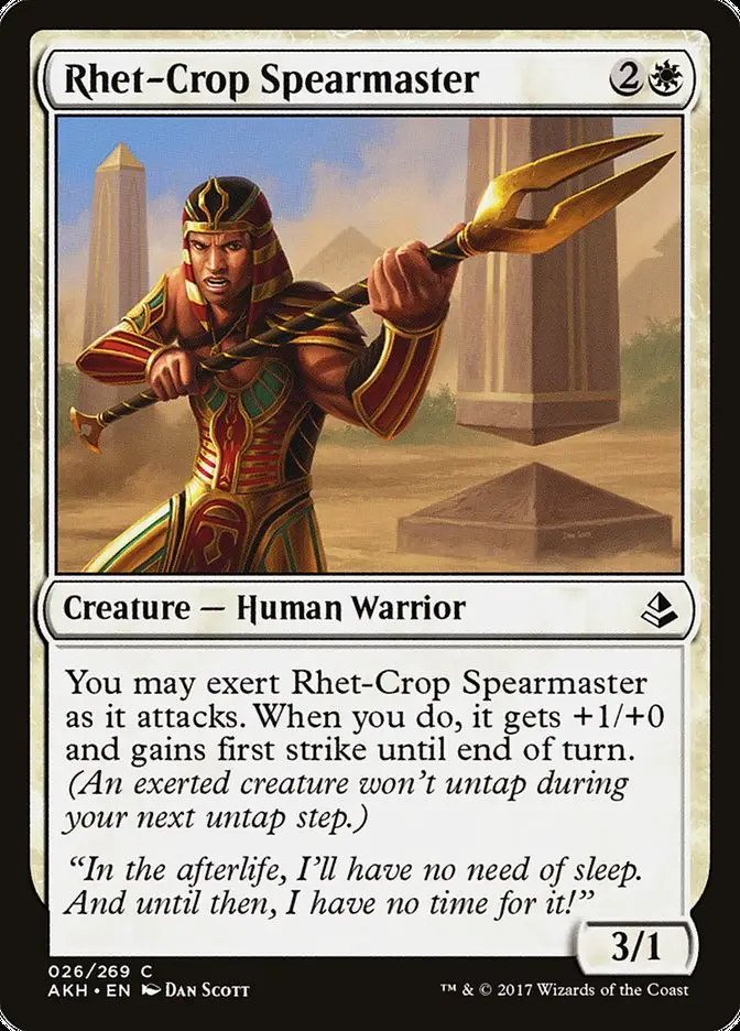Rhet Crop Spearmaster (Amonkhet)