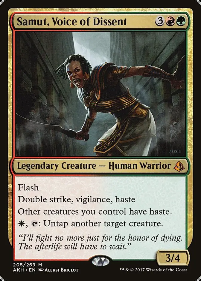 Samut  Voice of Dissent (Amonkhet)