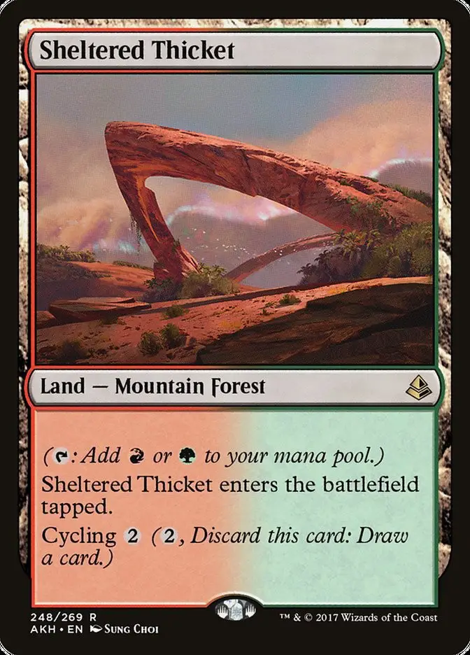 Sheltered Thicket (Amonkhet)