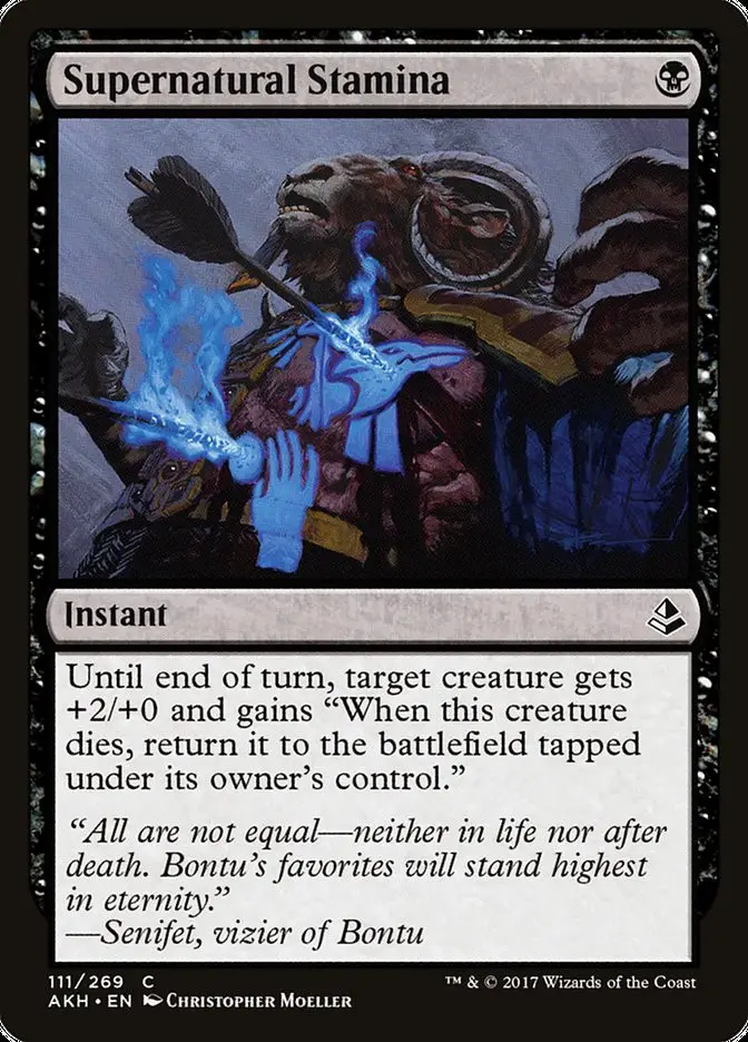 Supernatural Stamina (Amonkhet)