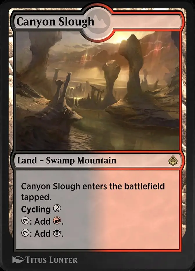 Canyon Slough (Amonkhet Remastered)