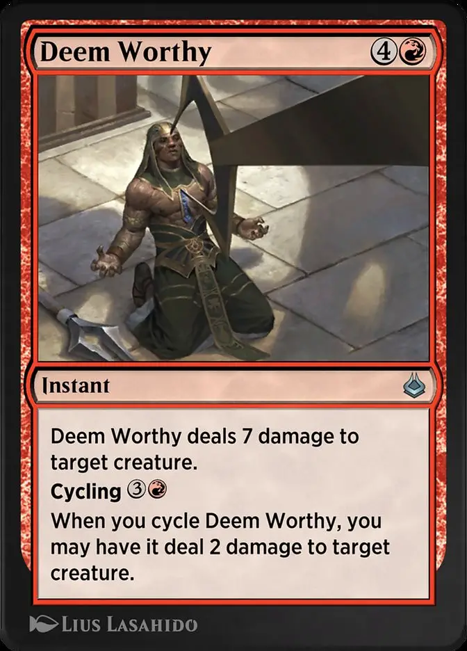 Deem Worthy (Amonkhet Remastered)