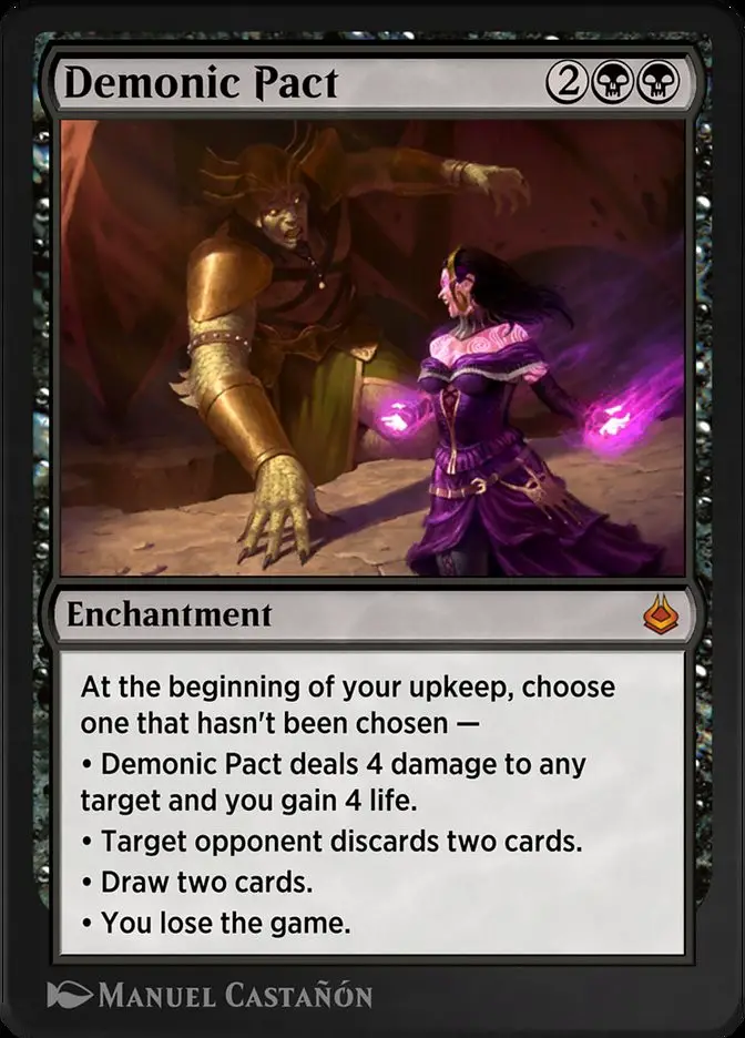 Demonic Pact (Amonkhet Remastered)