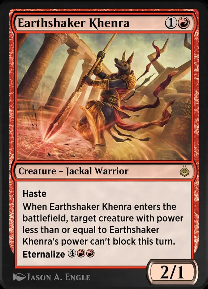 Earthshaker Khenra (Amonkhet Remastered)