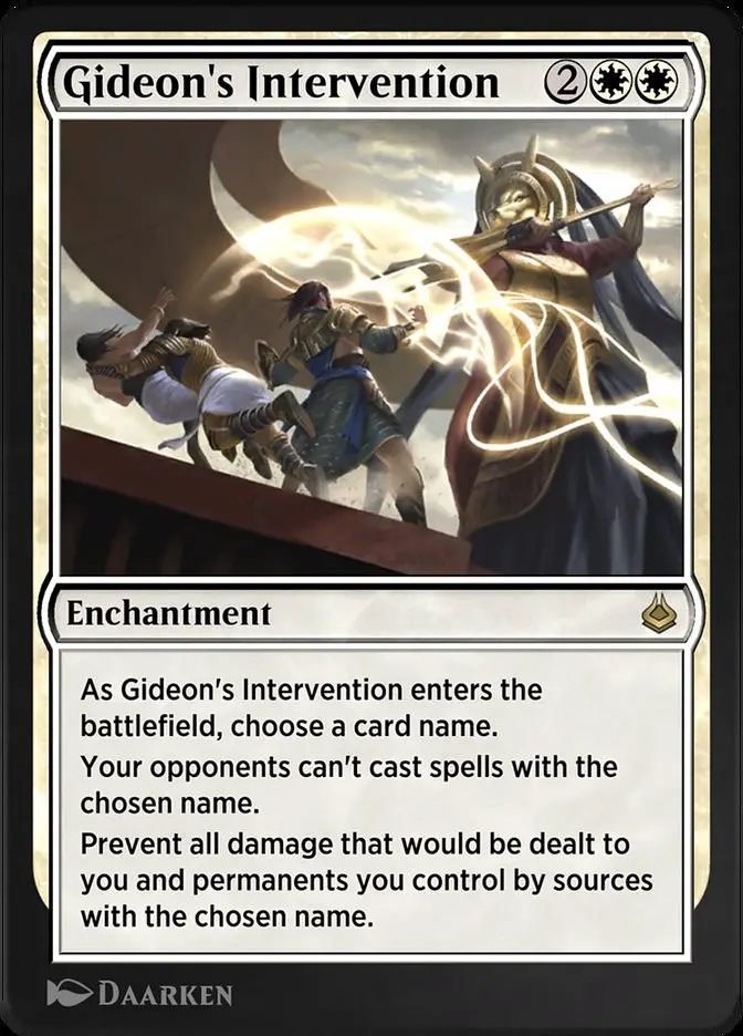 Gideon s Intervention (Amonkhet Remastered)