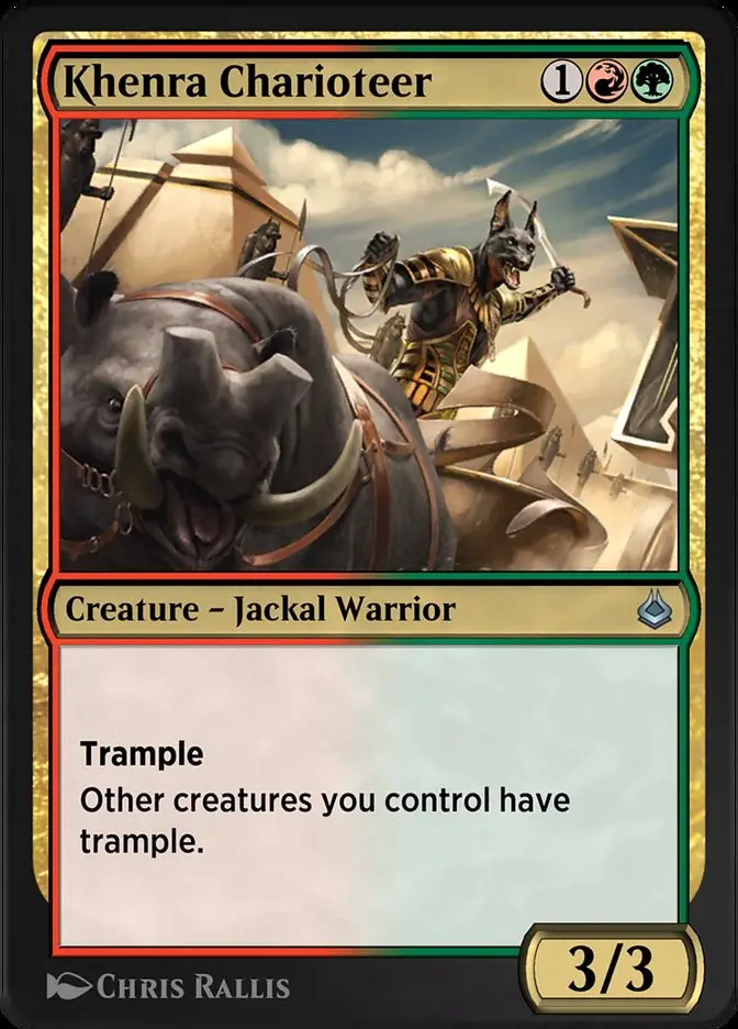 Khenra Charioteer (Amonkhet Remastered)