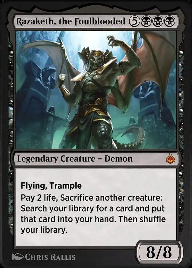 Razaketh  the Foulblooded (Amonkhet Remastered)