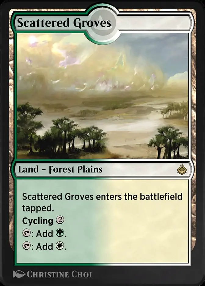 Scattered Groves (Amonkhet Remastered)