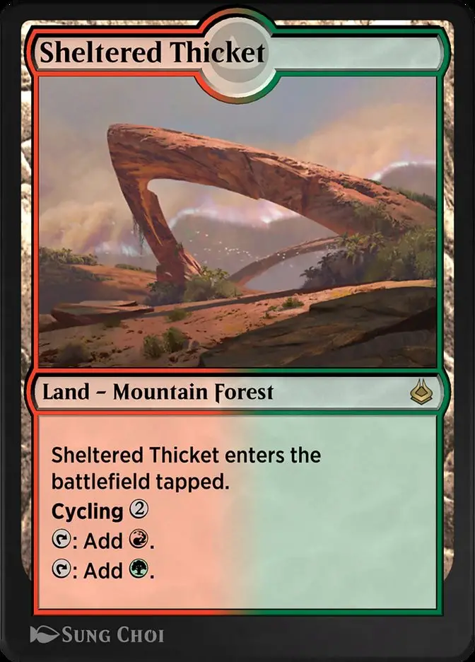 Sheltered Thicket (Amonkhet Remastered)