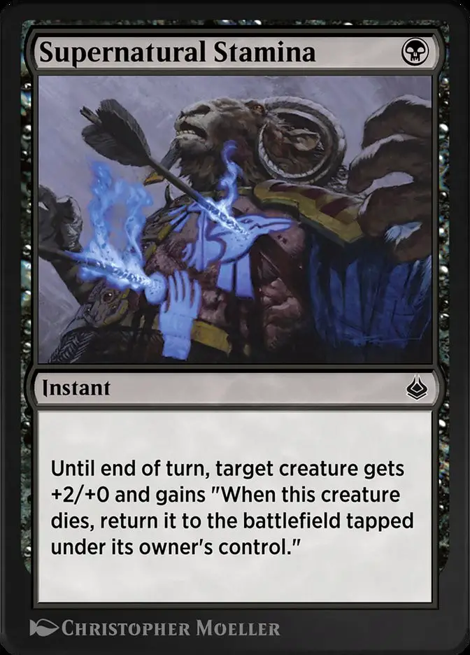 Supernatural Stamina (Amonkhet Remastered)