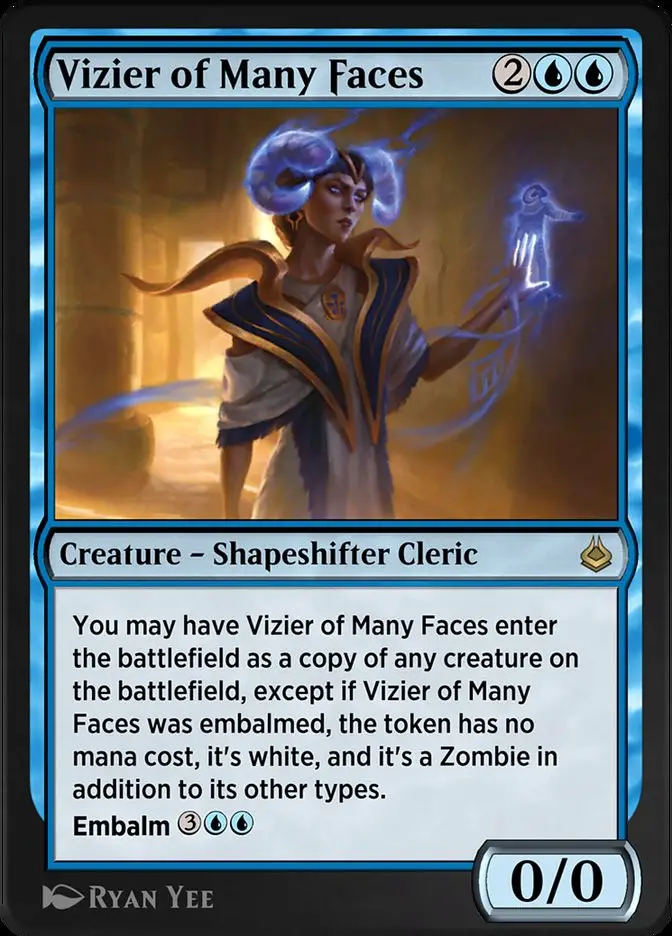 Vizier of Many Faces (Amonkhet Remastered)