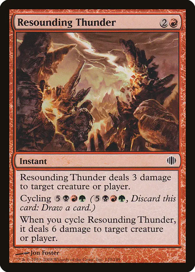 Resounding Thunder (Shards of Alara)