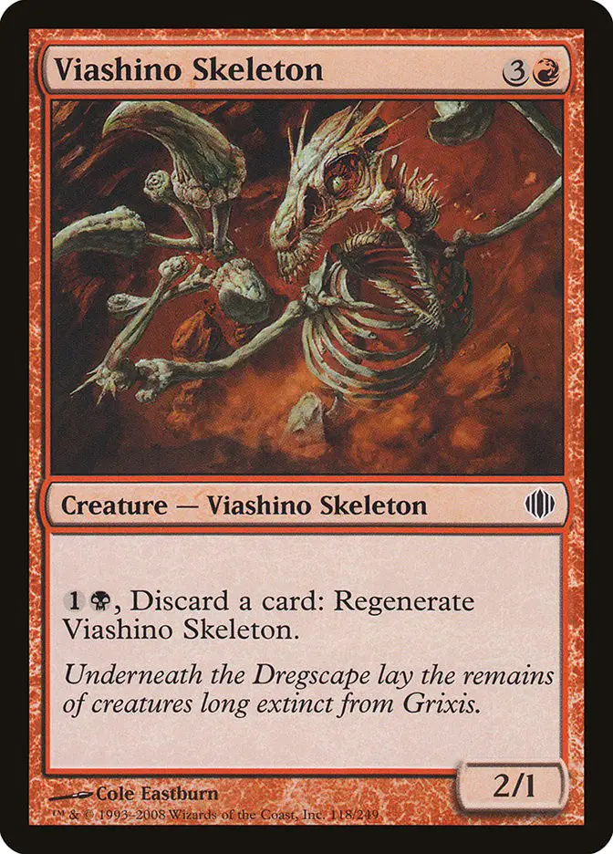 Viashino Skeleton (Shards of Alara)